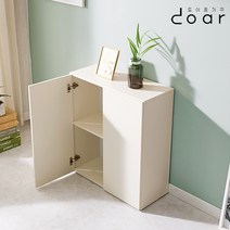 도아르 낮은 틈새 베란다 거실 미니 폭좁은 얇은 수납장 700 1100, 오키도키 슬림 700수납장, 아이보리