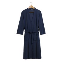 똑소녀 프리미엄 호텔 샤워가운 여름용 (남여공용), XXXL, 네이비