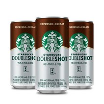 스타벅스 스타벅스 더블샷 에스프레소&크림 200mlx18캔, 18개, 200ml