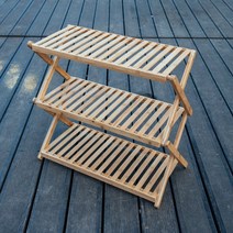 와일드라이프 3단 행거형 와이드형 우드쉘프 캠핑선반 가방포함, 와이드 3단쉘프