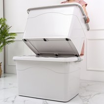 CKLIVING 특대형 플라스틱 리빙박스 이불 옷 이사 창고 공간 물품 보관함 다용도 대용량 수납정리함 120l 200l 300l, 150, 그레이