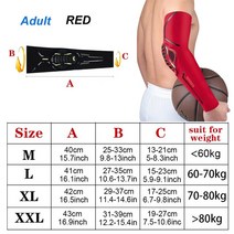 무릎 팔꿈치 보호대 /청/ 스포츠 벌집 압축 무릎 패드 팔꿈치 보호 장비 농구, 09 Adult-Red-1Pcs_05 XXL