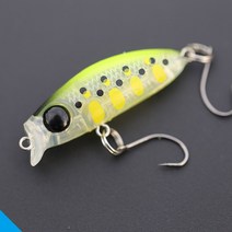 마이크로 크랭크베이트 MCB40-20S 싱킹 볼락 미노우 송어 크랑크 하드베이트, 01 레드헤드