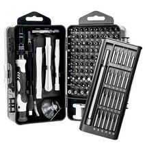 정밀 드라이버 세트 십자 일자 육각 별 시계 안경 수리 24종115종, 정밀드라이버115종