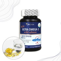 오로니아 뉴 울트라 연어오일 오메가-3 90캡슐, 1202mg, 1병