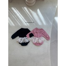 여자 아기 바디수트 출산 선물 신생아 100일 6개월 돌 여아 가을 옷 베베 바디슈트