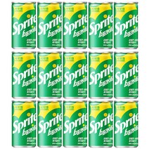 스프라이트 190ml 15캔 탄산음료 사이다 Sprite, 무옵션