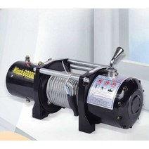차량용 우인치 크레인 인양기 트럭 화물 리프트 220v, 12v3000lbs핸들스위치