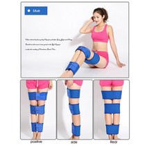오다리 교정기 x자다리교정 걸음걸이 휜다리 교정 형 무릎 자세 밴드, 푸른, l 20-40kg 어린이용