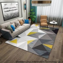 북유럽풍 대형 거실 카페트 사계절 극세사 소형 러그 매트 모음, 80×160cm + R