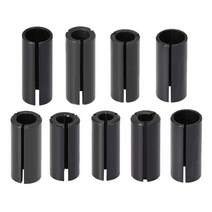 CNC Collet Shank 라우터 도구 고정밀 어댑터 홀더 밀링 우드 커터 변환 척 조각을위한 9x, 한개옵션0