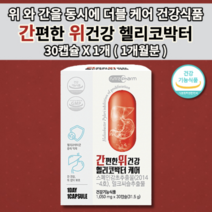 위점막보호제 위장 위 기능 저하 기능성 소화 장애 불량 속 쓰림 메스꺼움 위산 과다 역류 증상 위벽 보호 헬리코박터균 위에좋은 간 기능 질환 증상 말크씨슬 실리마린 영양제 30캡슐, 1개