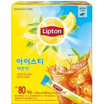 립톤 아이스티 레몬 스틱 에이드 분말, 14g, 19개