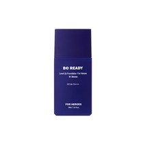 비레디 레벨업 파운데이션 포 히어로즈 SPF50+ PA++++ 30ml(자연스러운 피부 톤업 수염자국 커버력 좋은 남자파데남, 1호 스톤(매우 밝은 피부)