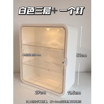 마징가케이스 마징가 아크릴 피규어 전시장 인형 보관함 팝마트 온도 장면 레이아웃 팝마트 투명 벽걸이 형 블라인드 스탠드, 【세트】3단 블라인드 박스 보관함 + 조명