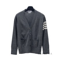 [톰브라운] [명품] THOM BROWNE 남성 4 바 울 스트라이프 가디건 MKC002AY1014 038 MKC002A Y101 4 038