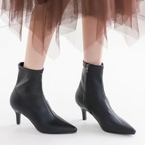 니나스파리 센터스티치 스틸레토 7cm 앵클 부츠