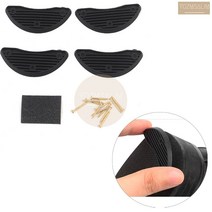 4개입 수선용 보수용 뒷꿈치 뒤꿈치 구두굽 구두밑창 뒷굽 패드 깔창, 기본