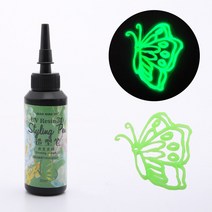 20ML UV 수지 크리스탈 에폭시 3D 발광 스타일링 펜 훅 라인 핸드페인팅 자외선 큐어링 글루 DIY 공예 모델링 수지 아트입니다, 1 건, 10