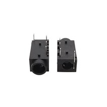 PJ-210B 2.5mm 오디오 여성 커넥터 소켓 4 핀 DIP 헤드폰 잭 PJ210B, [02] 20Pcs