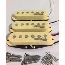 Wilkinson WOVS 일렉트릭 기타 픽업 Lic 빈티지 보이스 세라믹 싱글 코일 ST LOW GAUSS Vintage Tone Set 3, 01 WOVS-Y