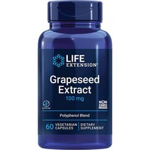 라이프익스텐션 포도씨추출물 그레이프시드 100mg 60베지캡슐