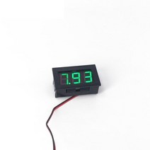 디지털 전압계 DC V 30V 전압 패널 미터, 01 red