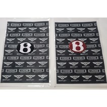 벤틀리 엠블럼 GT 로고 전면 후면 부착 버튼 B 스티커, 업체자체제작 차량 전면 B로고-레드