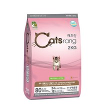 2kg NEW 개껌 캣츠랑 키튼 고양이 단미 애견 사료 용품, 단일상품(FSQ903), 단품