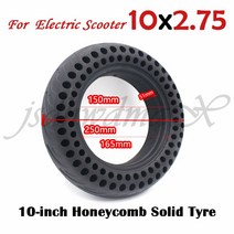 나인봇 미니프로 스쿠터 샤오미 미니 비공압 타이어용 10x2.75 솔리드 타이어 10 인치 펑크 방지 타이어, [01] 1 piece tyre
