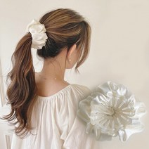 실크만두핀 집게핀 헤어 올림머리 삔 데일리 반 끈 악세 미용실 미니 큰