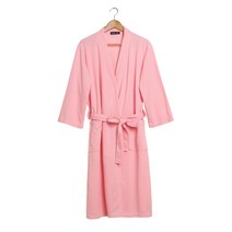 똑소녀 프리미엄 호텔 샤워가운 여름용 (남여공용), XL, 핑크