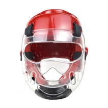 헤드기어 회사 태권도 헬멧 통기성 충격 흡수 무술 헤드 기어 다목적 헤드 가드 스파링 헬멧 스포츠, l, 01 빨간