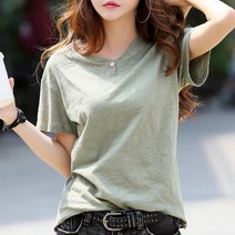 베이직한 라운드면티