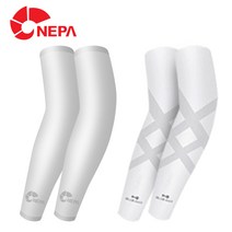 네파 무봉재 쿨토시 암슬리브 1+1, 네파 화이트 + 블루안트 화이트