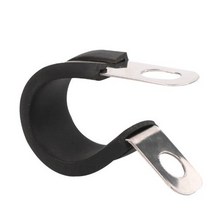클램프 스테인레스 스틸 고무 줄 지어 클립 케이블 장착 호스 파이프 클램프, 직경 175-187mm