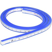일본직발송 10. 신와 측정(Shinwa Sokutei) 자유자 곡선자 눈금 있음 80cm 74853 B001PRV22M, 80cm_One Color