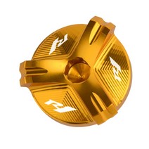 바이크 오토바이 CNC 엔진 오일 필러 캡 플매트 카펫 러그 커버 야마하 YZF R1 R3 R6 1998-2020 -2021 200, 03 R1 Gold
