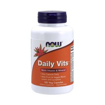 나우푸드 데일리 비츠 멀티비타민 120정 DAILY VITS MULTI Vitamin Mineral 120 Veg Capsules, 1개