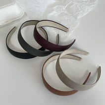 국내제작 심플머리띠 가죽머리띠 포인트 제니머리띠 데일리 비비드 가을 겨울 머리띠