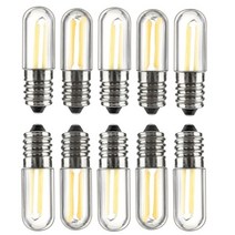 미니미싱기 싱거미싱 가정용재봉틀 가정용 미니 재봉틀 오바로크 10 개몫 dimmable led cob 필라멘트 전구 e12 e14 1w 2w 4w 램프 냉장고 냉장고 냉동고, 따뜻한 화이트, e12 110v, 3w