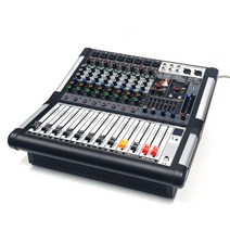 렉스 500PM8 파워드 믹서 1000W 앰프 공연용 행사용 강당 강의실 교회, REX-500PM8