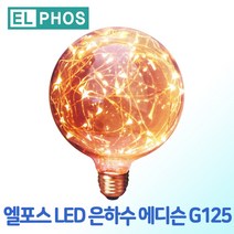 엘포스 LED 에디슨 전구, LED은하수전구, G125
