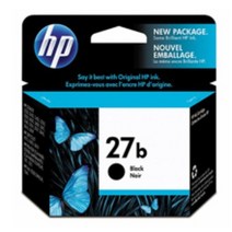 HP 정품 잉크 No.27 C8727B DJ 3320/3325/ 3535/ 3550/ 3650/3740/3745/3845/ 3420/ 3425/OJ4355 5610, 검정