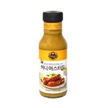S/N_: CJ백설 허니머스터드소스320g 데리야끼 머스타드 소스 스테이크 돈까스 : 721091_FBG, 1개, 본품참조