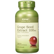 지앤씨 허브플러스 그레이프씨드(포도씨) 추출물 500mg 100캡슐
