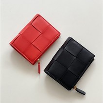 마크 지퍼 옴니아 지퍼 여성반지갑 고급 양가죽소재 -무료배송