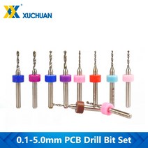 pcb 드릴 비트 0.1 0.2 0.5 0.2mm 인쇄회로 드릴비트 마이크로 3d 프린터 챔버 uv인쇄기 10pcs -5.0mm 세트 인쇄 회로 기판 건 카바이드 구멍 223, PCB1.3-3.0 10PCS