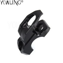 오토바이짐받이 브라켓 혼다 adv350 adv 350 용 22mm 액세서리 브레이크 마스터 실린더 홀더 클램프 브래킷 가방 수하물 후크 헬멧 걸이, 검은색