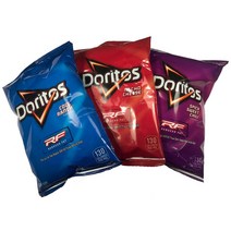 도리토스 RF 버라이어티 팩 나쵸 3종 28.3g x 21팩 리듀스드 팻 저지방 또띠아 Doritos Reduced Fat